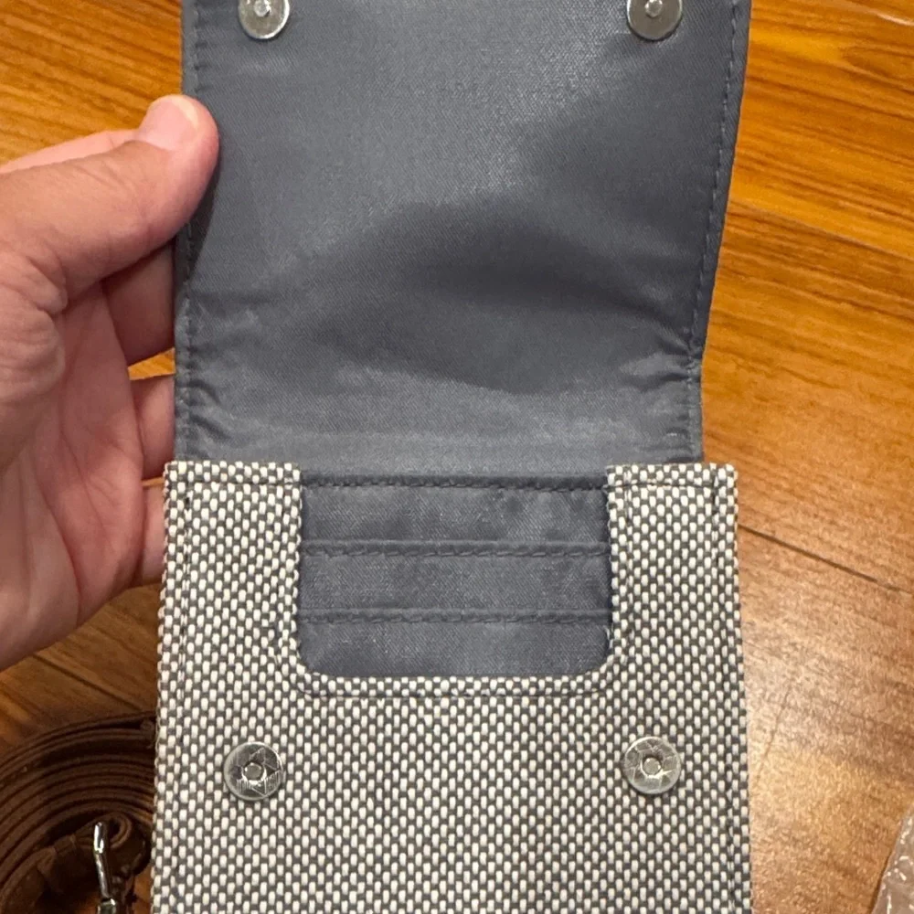 Thirty-One women’s Tan and Gray Wallet Set/ crossbody - Picture 2 of 5